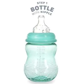 Nuby 3 in 1 Baby Bottle | Transition to Sippy Cup