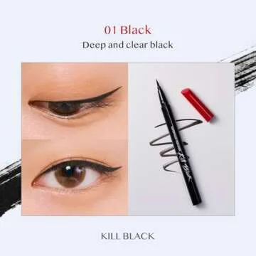 CLIO Professional Waterproof Liquid Eyeliner for Precision & Lasting Color