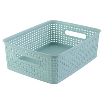 See Jane Work® Decorative Storage, Medium Woven Bin - Stylish Clutter Management