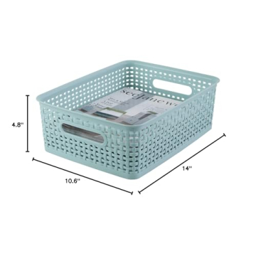 Stylish See Jane Work Decorative Storage Woven Bin