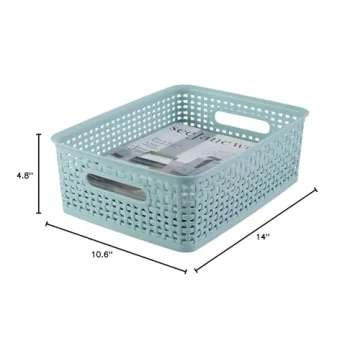 Stylish See Jane Work Decorative Storage Woven Bin