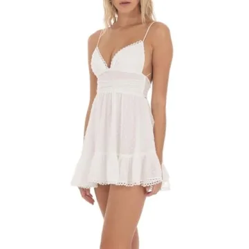 Elegant Women Corset Top Mini Dress for Summer Events