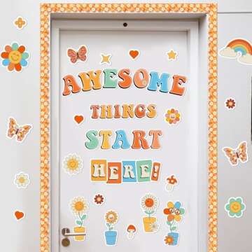 Groovy Hippie Classroom Decoration Set for All Educators