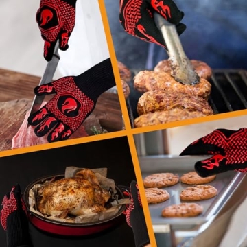 Fireproof BBQ Gloves - Heat Resistant & Non-Slip