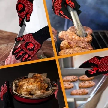 Fireproof BBQ Gloves - Heat Resistant & Non-Slip