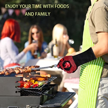 Fireproof BBQ Gloves - Heat Resistant & Non-Slip