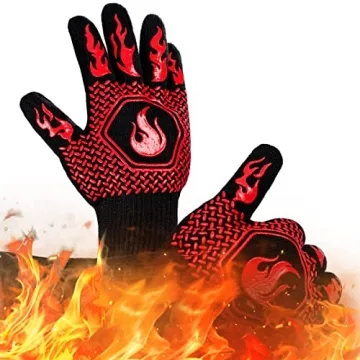 Fireproof BBQ Gloves - Heat Resistant & Non-Slip