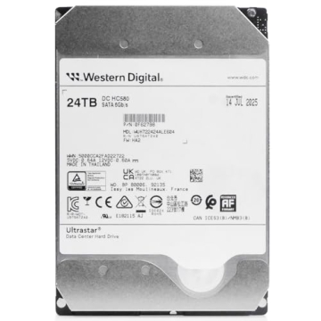 Western Digital Ultrastar 24TB Enterprise Hard Drive