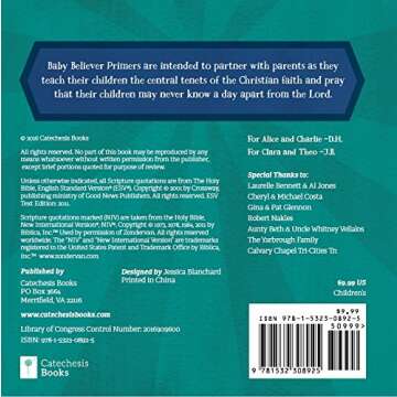 Bible Basics: A Baby Believer Counting Primer for Kids