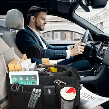 Versatile Ldex Car Seat Organizer for Backseat Use