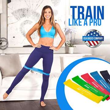 DYNAPRO Mini Precision Loop Bands for Home Fitness