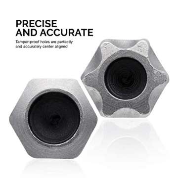 NEIKO 10048A Security Bit Set 100-Piece Set Cr-V Steel 1/4-inch Adapters Phillips Slotted Hex Torx Star Tamperproof Pozi Square Spanner Torque Tri-Wing Clutch Spline Wing Nut, Security Torx Bit Set