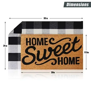 Sierra Concepts Outdoor Indoor Doormat Set for Your Home