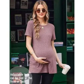 Chic Ekouaer Maternity Shirts for Pregnant Moms