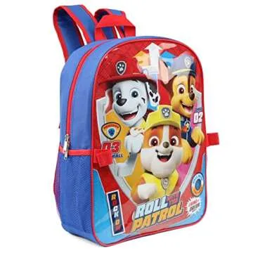 Stylish Nickelodeon Boys' Paw Patrol Backpack with Lunch Kit Set