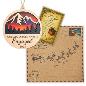 Engagement Ornament 2025 Perfect Gift for Couples