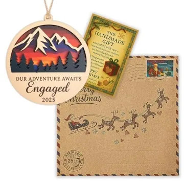 Engagement Ornament 2025 Perfect Gift for Couples