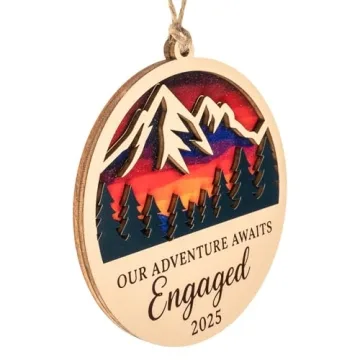 Engagement Ornament 2025 Perfect Gift for Couples