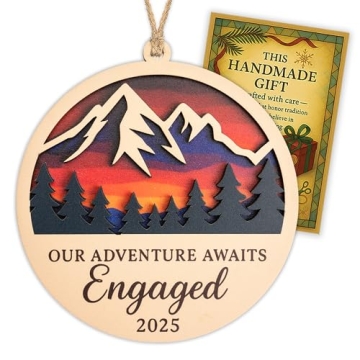 Engagement Ornament 2025 Perfect Gift for Couples