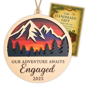 Engagement Ornament 2025 Perfect Gift for Couples