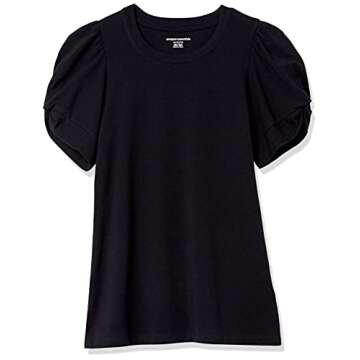 Stylish Women's Classic-Fit Twist Sleeve T-Shirt