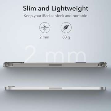 ESR iPad Mini 7 Case with Stand, Slim & Light, Drop Safe