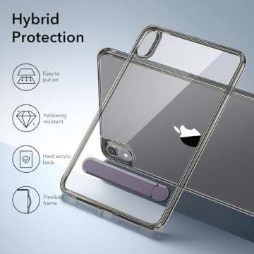 ESR iPad Mini 7 Case with Stand, Slim & Light, Drop Safe