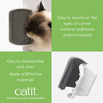 Catit Senses 2.0 Self Grooming Cat Brush for Playful Kitties