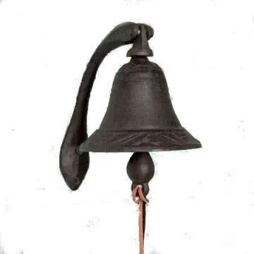 Cast Iron Logan Dinner Bell for Family Gatherings & Decor