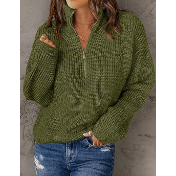 Stylish MEROKEETY Women's Chunky Knit Sweater for Winter