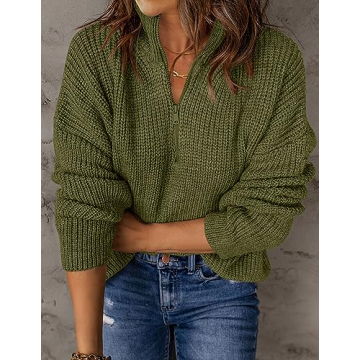 Stylish MEROKEETY Women's Chunky Knit Sweater for Winter