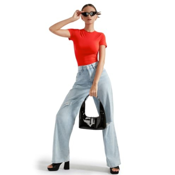 SUUKSESS Women's Double Lined Fitted Tee - Stylish Comfort