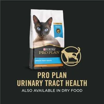 Purina Pro Plan Urinary Cat Food Wet Variety Pack Urinary Tract Health Chicken, Beef and Chicken, and Turkey and Giblets - (Pack of 36) 3 oz. Cans