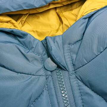 Curipeer Little Boys Girls Winter Jacket for Ages 5-6T