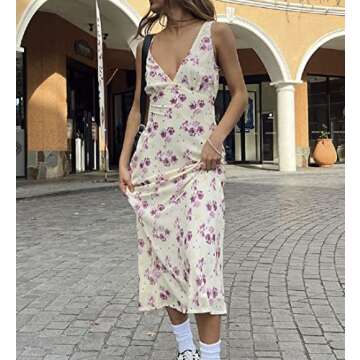 Women Vintage Spaghetti Strap Maxi Dress Y2K Elegant Bodycon Long Dress Backless See Through Mesh Dress Sexy Club Party Dress(B8-Yellow Flower,S)