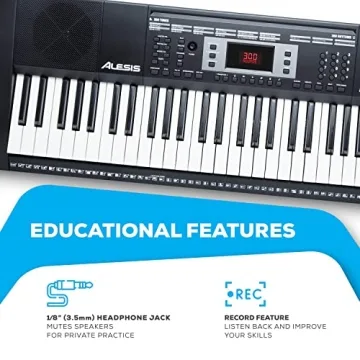 Alesis Melody 61 Key Digital Piano for Beginners with Accessories