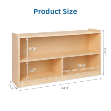 OOOK Kids Montessori Shelf - 2-Shelf Organizers for Playrooms