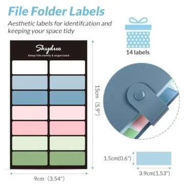 SKYDUE 8 Pocket File Organizer – Efficient Document Management