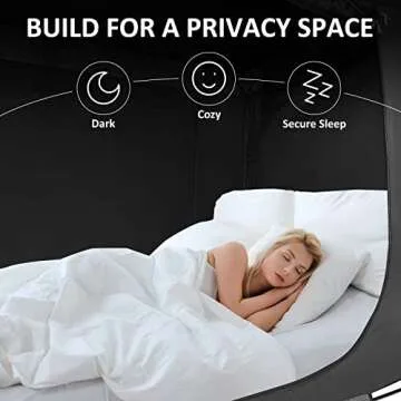 YAVIL Bed Tent Canopy - Portable Sleeping Tents for Kids and Adults