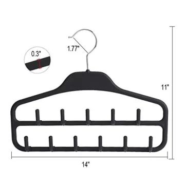 Sturdy Belt Hanger Rack Holder with 360 Swivel