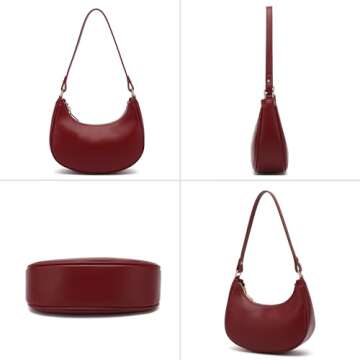 Scarleton Purses for Women, Crossbody Bags for Women, Lightweight with 2 Straps Shoulder Bag for Casual & Party, H208820 Red