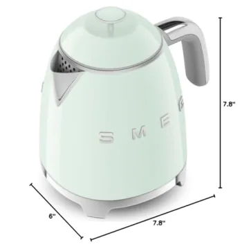 Smeg 50's Cream Style Electric Mini Kettle for Effortless Style