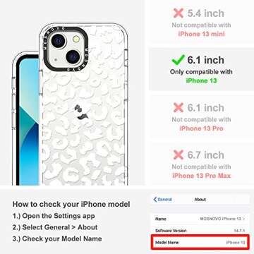 MOSNOVO Case for iPhone 13, [Buffertech 6.6ft Military-Grade Drop Protection] [Anti Peel Off Tech] C...