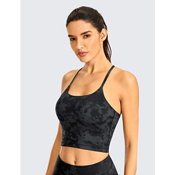 CRZ YOGA Longline Sports Bra for Optimal Comfort
