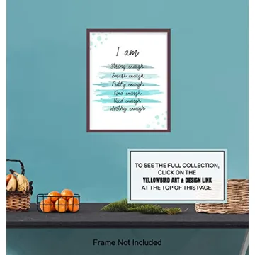 Positive Quotes Wall Decor for Inspirational Home Art