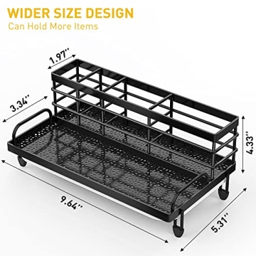 Cisily Kitchen Sink Caddy with Drip Tray for Easy Storage