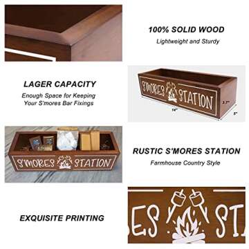 Stylish Zingoetrie S'Mores Station Box for Organizing Gatherings