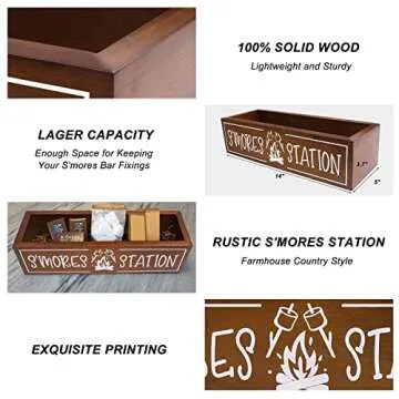 Stylish Zingoetrie S'Mores Station Box for Organizing Gatherings