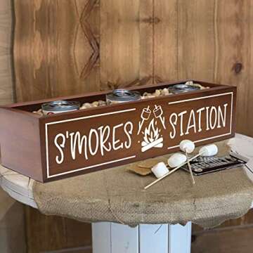 Stylish Zingoetrie S'Mores Station Box for Organizing Gatherings
