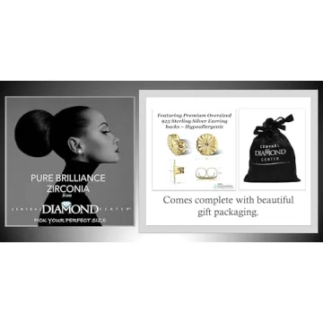 Elegant Gold Plated Zirconia Stud Earrings for All
